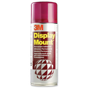 3M DisplayMount Adhesive Spray Can Instant Hold CFC-Free 400ml Ref DMOUNT Ident: 355C