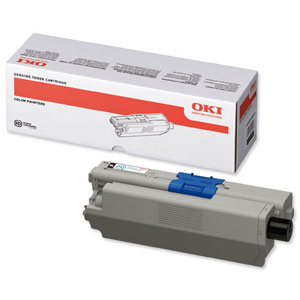 OKI Laser Toner Cartridge Page Life 3500pp Black Ref 44469803
