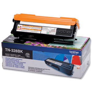 Brother Laser Toner Cartridge Page Life 6000pp Black Ref TN328BK Ident: 794F