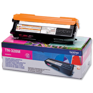 Brother Laser Toner Cartridge Page Life 6000pp Magenta Ref TN328M Ident: 794F