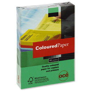 Multifunctional Paper Coloured Ream Wrapped 80gsm A4 Deep Green [500 Sheets] Ident: 16A
