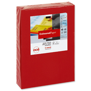 Multifunctional Paper Coloured Ream Wrapped 80gsm A4 Red [500 Sheets]