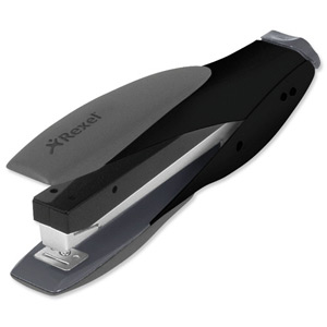 Rexel Easy Touch Stapler Flat Clinch Full Strip Capacity 30 Sheets Black and Grey Ref 2102550