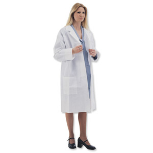 Kimtech Science A7 Lab Coat Silicone-free Anti-static Fabric Standard EN 1149-1 Large Ref 96720 Ident: 529C