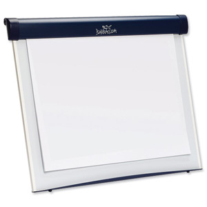 Nobo Barracuda Easel Whiteboard Desktop Magnetic with B1 Flipchart and Marker W675xH550mm Ref 1902267