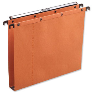 Elba Suspension File Manilla Vertical for 350sheet 30mm A4 Orange Ref 100330272 [Pack 25]