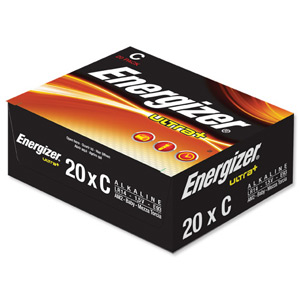 Energizer UltraPlus Batteries C Bulk Pack Ref 632914 [Pack 20] Ident: 648C