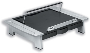 Fellowes Office Suites Monitor Riser Plus Adjustable and Copyholder 22kg Load H130mm Ref 8036601