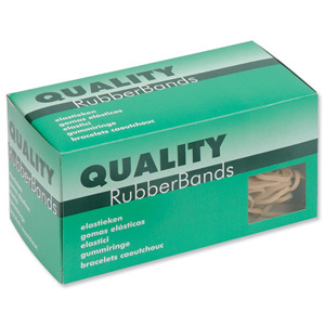 Quality Rubber Bands Assorted Sizes Ref 270665 [Box 100g] Ident: 162E