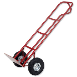 Sack Truck P Handled Steel Frame Pneumatic Wheels Capacity 200kg