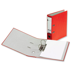 Rexel Karnival Lever Arch File Paper over Board Slotted 70mm A4 Red Ref 3200001 [Pack 10]