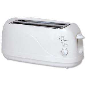 Toaster Cool Wall Variable Browning 2 Slot 4 Slice 1300W White
