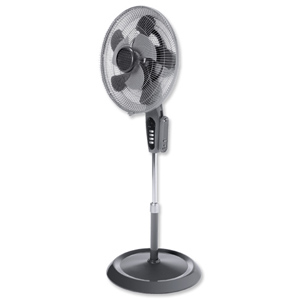 Pedestal Fan Adjustable Double Blade Span 400mm 90W Ident: 482C