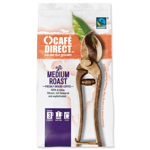 Cafe Direct Filter Coffee Fairtrade Medium Roast Smooth 227g Ref A06728