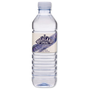 Highland Spring Water Still in Plastic Bottle 500ml Ref A01412 [Pack 24] Ident: 623C