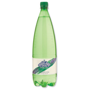 Highland Spring Water Sparkling in Plastic Bottle 1.5 Litre Ref A07229 [Pack 8] Ident: 623C