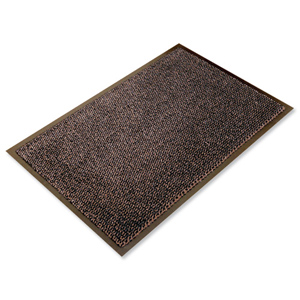 Indoor Entrance Mat with Nylon Monofilaments 1200x1800mm Brown