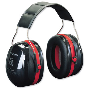 3M 1445 Optime III Headband Ear Muff Defenders High Noise Level Reduction 30dB Ref 4540A-411-SV