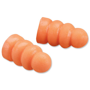 3M 1120 Ear Plugs Uncorded Hypoallergenic Foam Tapered Design Refill Ref 1120R [500 Pairs] Ident: 524C