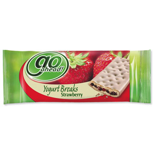 GoAhead Yogurt Biscuit Bar Strawberry Ref A07455 [Pack 24] Ident: 621C