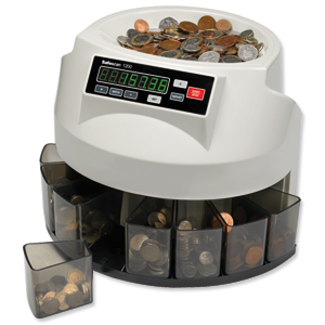 Safescan 1200 GBP Counter and Sorter Automatic 220 Coins/Minute Ref 113-0415 Ident: 558B