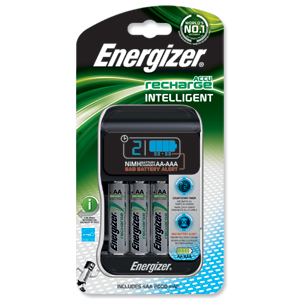 Energizer Intelligent Battery Charger for 4x A A/AAA Batteries Includes 4x AA 2000mAh Ref 637110 Ident: 645B