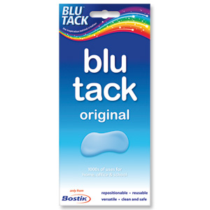 Bostik Blu-tack Mastic Adhesive Non-toxic Economy Pack Ref 80108 [Pack 12] Ident: 353F
