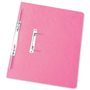 Elba Boston Spiral Transfer Spring File 300 micron for 32mm Foolscap Pink Ref 100090041 [Pack 25]