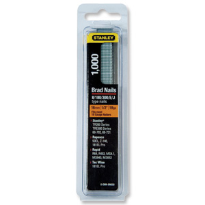 Stanley Brads Heavy-duty 12mm Ref 0-SWK-BN050 [Pack 1000] Ident: 372E