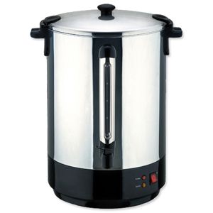 Catering Urn Locking Lid Water Gauge Boil Dry Overheat Protection 950W 1.68kg 8.8 Litre Ident: 633E