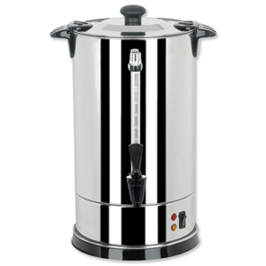 Catering Urn Locking Lid Water Gauge Boil Dry Overheat Protection 1650W 15 Litre Ident: 633E