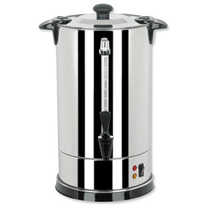 Catering Urn Locking Lid Water Gauge Boil Dry Overheat Protection 1650W 15 Litre Ident: 633E
