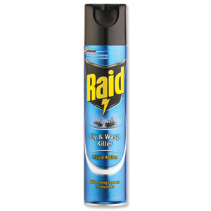 Raid Fly and Wasp Killer Aerosol Ref 95306 Ident: 592H