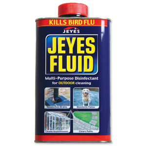 Jeyes Fluid Disinfectant Deodoriser Cleaner 1 Litre Ref 124003 Ident: 590E