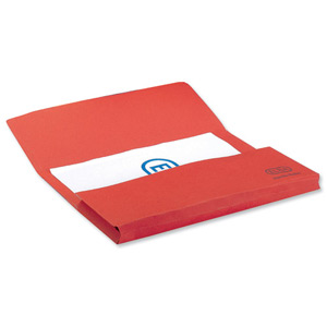 Elba Bright Manilla Document Wallet 285gsm Capacity 32mm Foolscap Red Ref 100090270 [Pack 25]