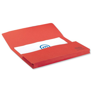 Elba Bright Manilla Document Wallet 285gsm Capacity 32mm Foolscap Red Ref 100090270 [Pack 25] Ident: 189C