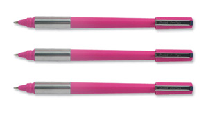 Pentel LineStyle Ballpoint Pen Breast Cancer Campaign Black Ref BK708P-A [Pack 12]