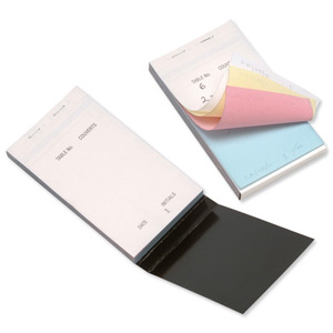 PAD Service Pad Quadruple NCR Carbonless Tear-out 4-Part 165x95mm Ref RES400 [Pack 50]