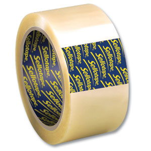 Sellotape Superseal Case Sealing Tape Polypropylene 50mmx66m Clear Ref 1445171 [Pack 6] Ident: 157B