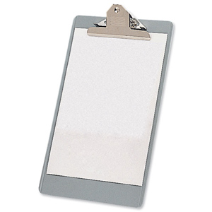 Clipboard Steel Enamelled Foolscap Grey