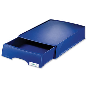 Modular Single Drawer Unit Polystyrene Stackable A4 Plus Blue