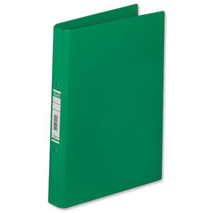 Elba Vision Ring Binder Heavyweight PVC 2 O-Ring Size 25mm A4 Green Ref 130404