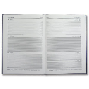 Collins Eco Diary Casebound Week to View 100 percent Recycled Paper A4 Ref EC40