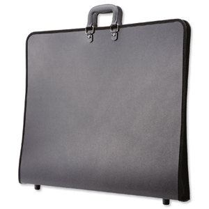 Portfolio Polypropylene with Interior Pocket Elastic Straps and Zip A1 Black Ident: 300H