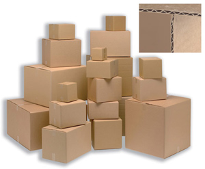 Packing Carton Single Wall Strong Flat Packed 178x178x178mm [Pack 25] Ident: 150A