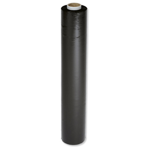 Stretchwrap 17 Micron W500xL250mm Black [Pack 6] Ident: 155D