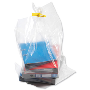PostSafe Super Tuff Mail Room Sack Extra Strong Clear W680xH980 Self Seal Closure Ref P43C [Pack 50] Ident: 129C