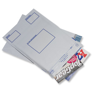 PostSafe DX Envelope Extra Strong Polythene Opaque W595xH430mm Self Seal Ref P29 [Box 20] Ident: 128A