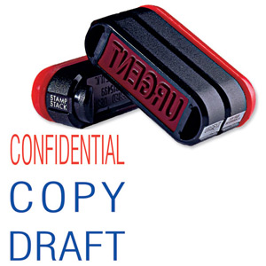 Trodat 3-in-1 Stamp Stack Professional - Confidential - Copy - Draft Ref 11164