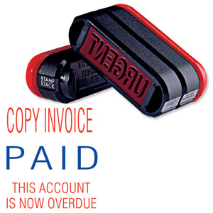 Trodat 3-in-1 Stamp Stack Accounts - Copy Invoice - Paid - this Account is Now Overdue Ref 11167